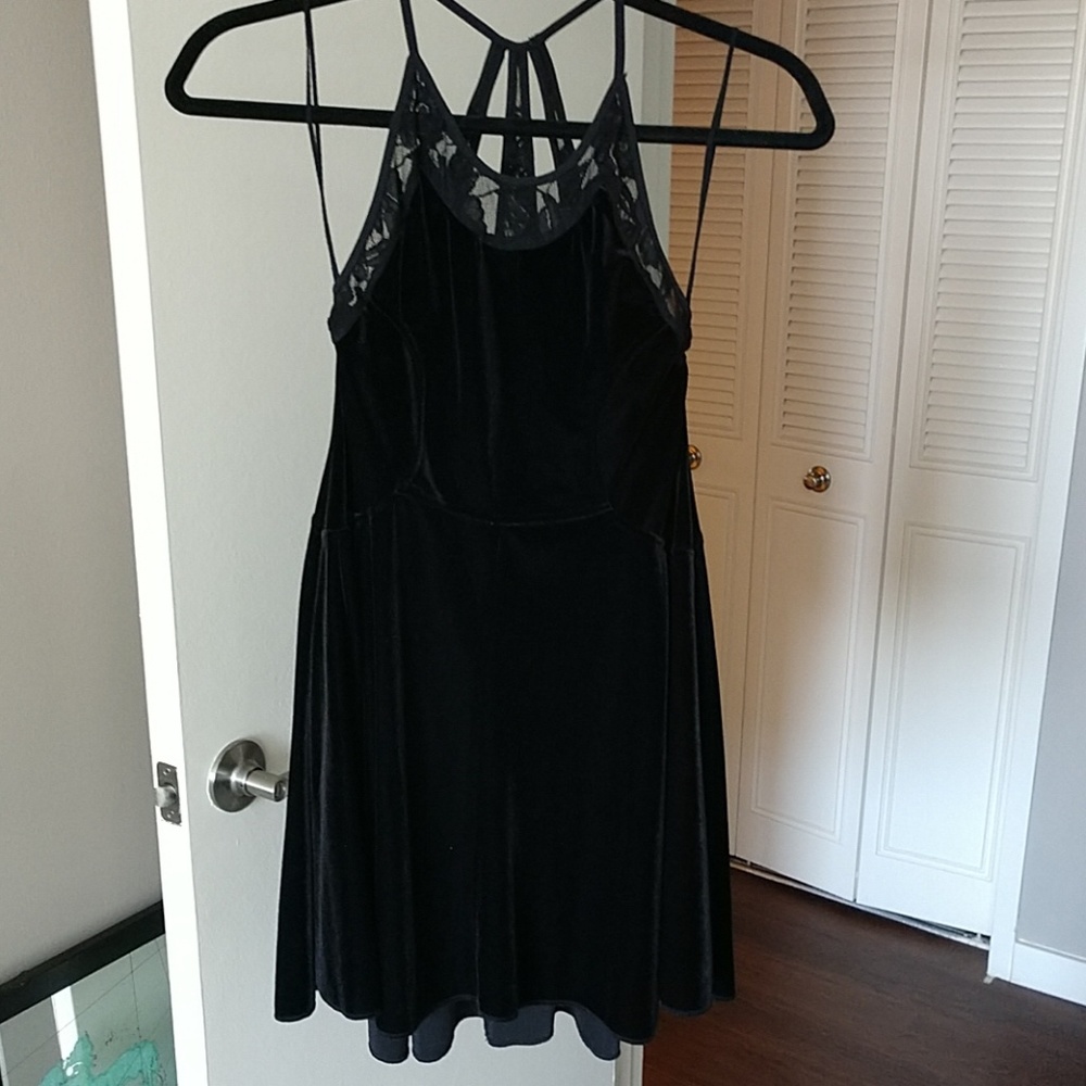 Free People velvet party dress